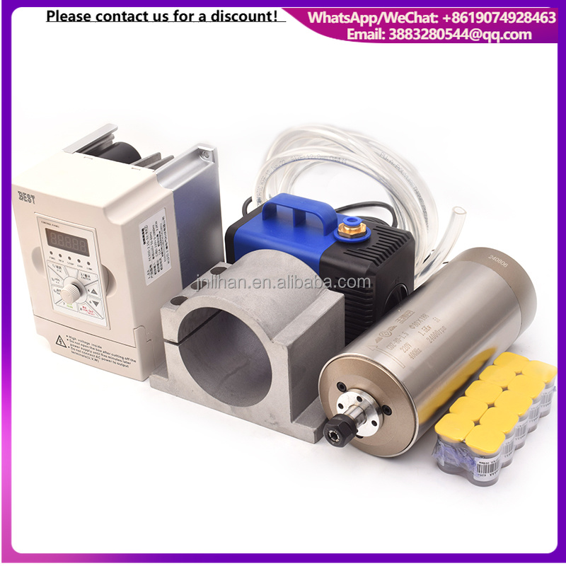 Water Cooled Spindle - GDZ-80-1.5 ER11 24000 دورة في الدقيقة