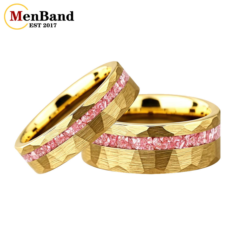 Coupling 8Mm - خاتم زفاف جديد من التنجستن بتصميم