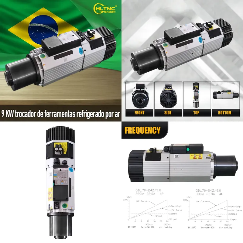 Spindle Motor - محرك مغزل AP01 9KW ISO30 مبرد
