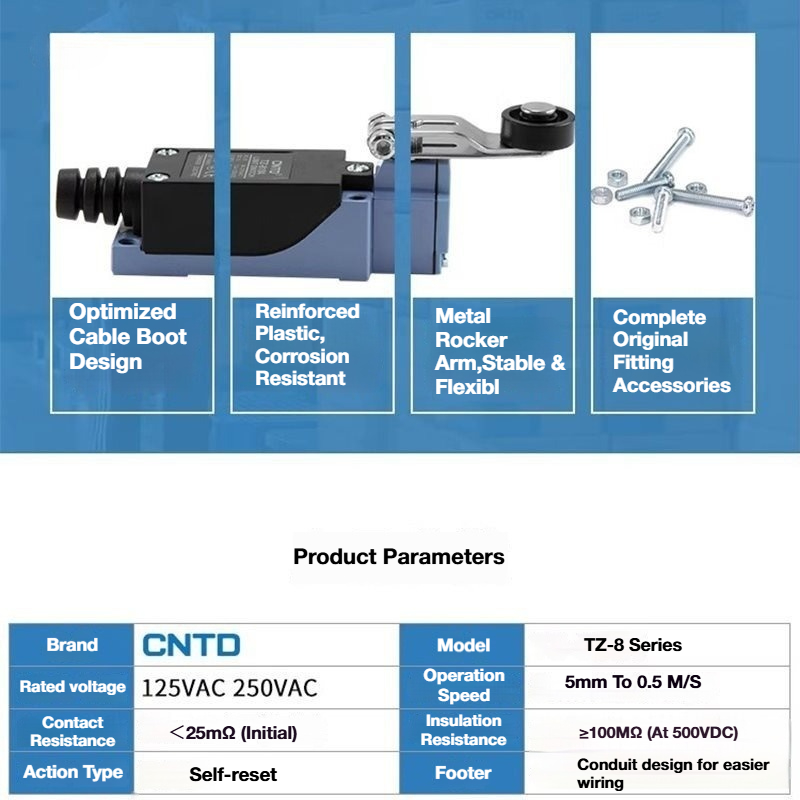 قطعتان من مفتاح الحد المصغر من - مراجعة Limit Switch وسعره