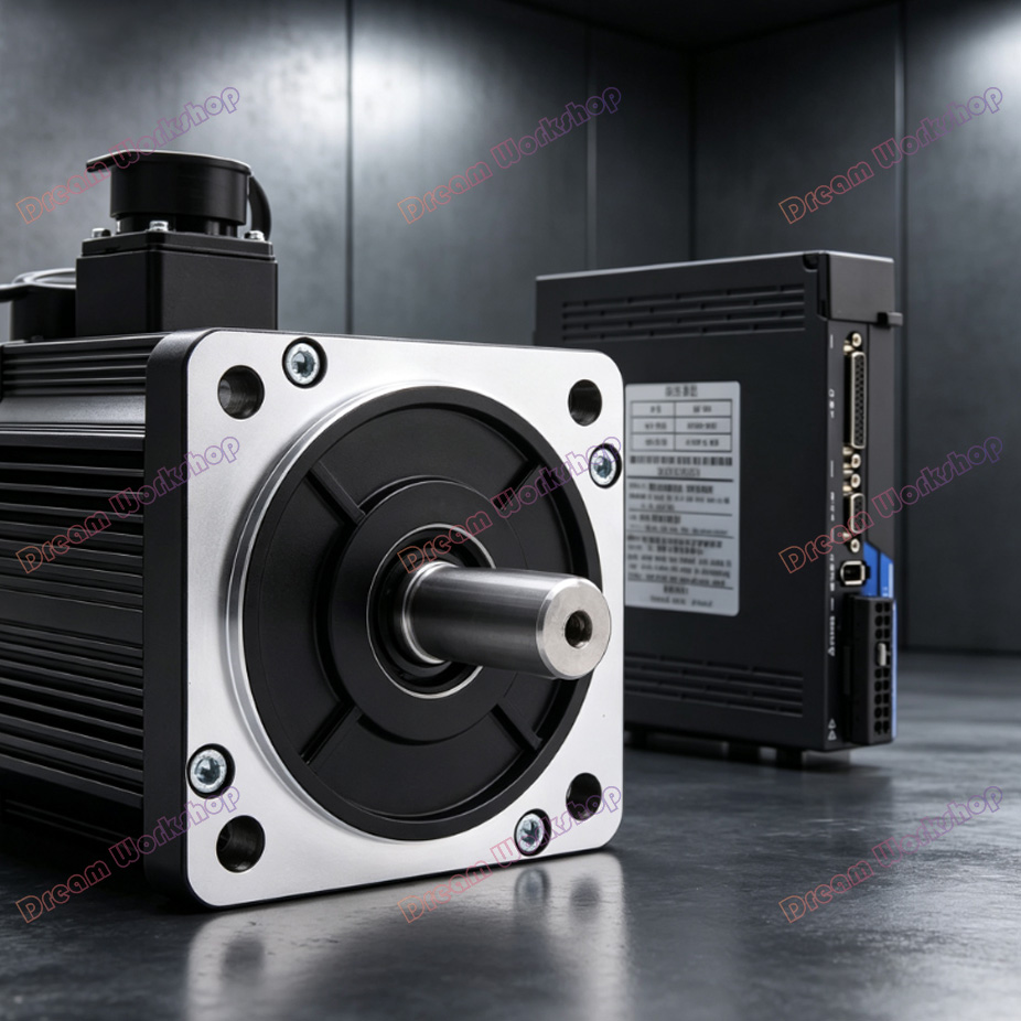 محرك سيرفو بقوة 1 كيلو واط/1.5 - مراجعة Servo Motor وسعره