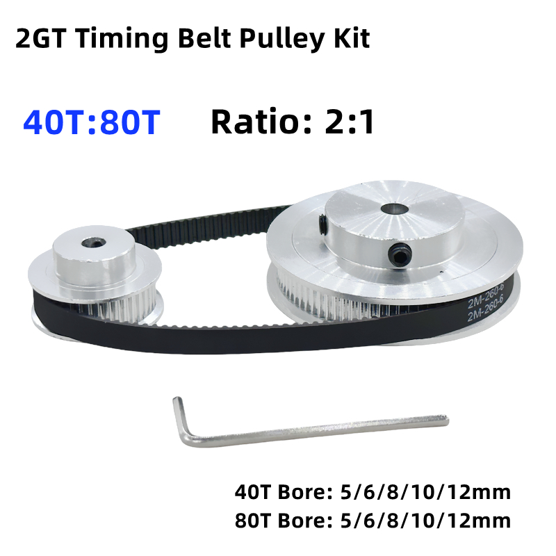 2GT 2 متر 80 الأسنان 40T GT2 4 - مراجعة Gt2 Pulley وسعره
