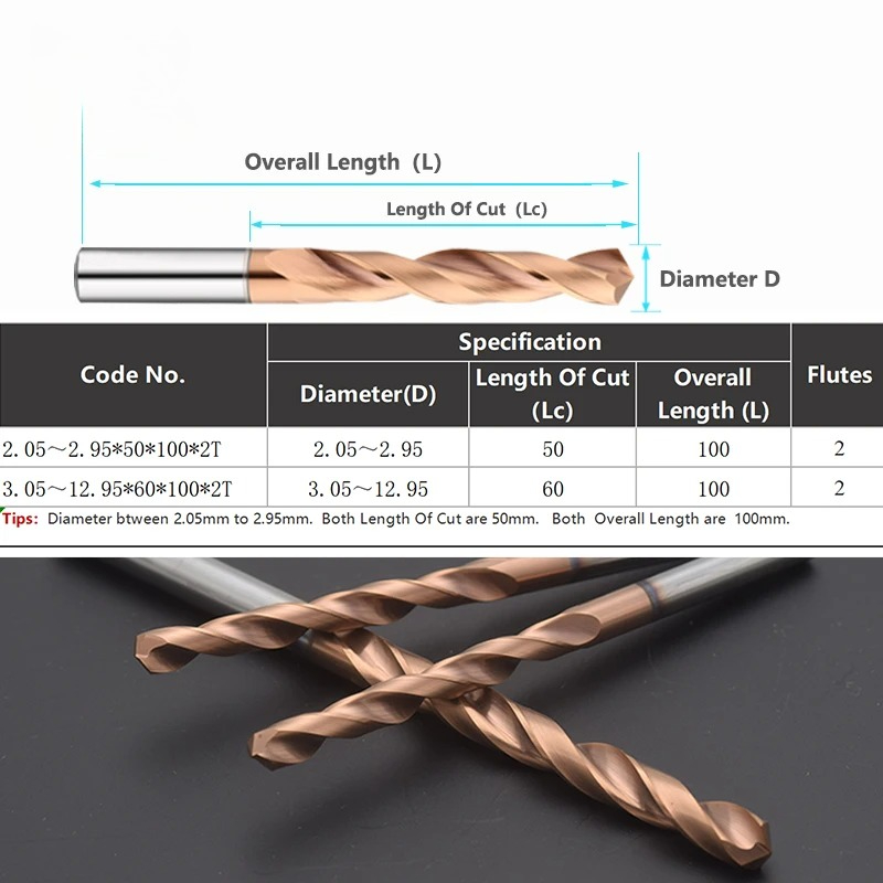 مثقاب حلزوني ذو ساق مستقيمة سع - مراجعة Cnc Bits وسعره