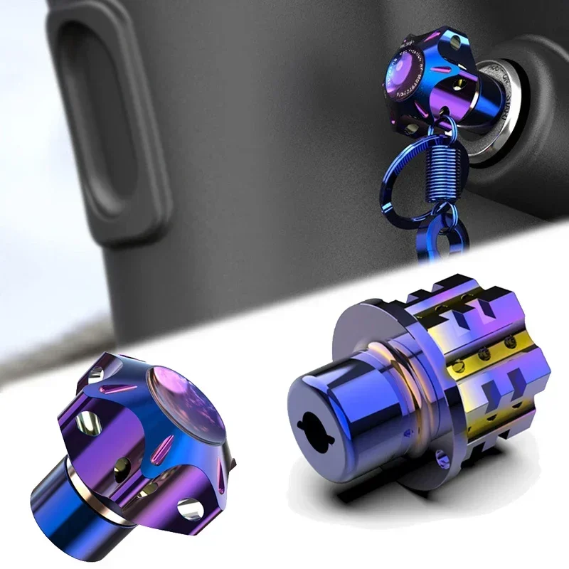 ميدالية مفاتيح ألومنيوم زرقاء  - مراجعة Cnc Bits وسعره