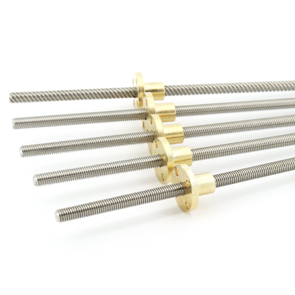 304 الفولاذ المقاوم للصدأ T6 ا - مراجعة Lead Screw 8Mm وسعره