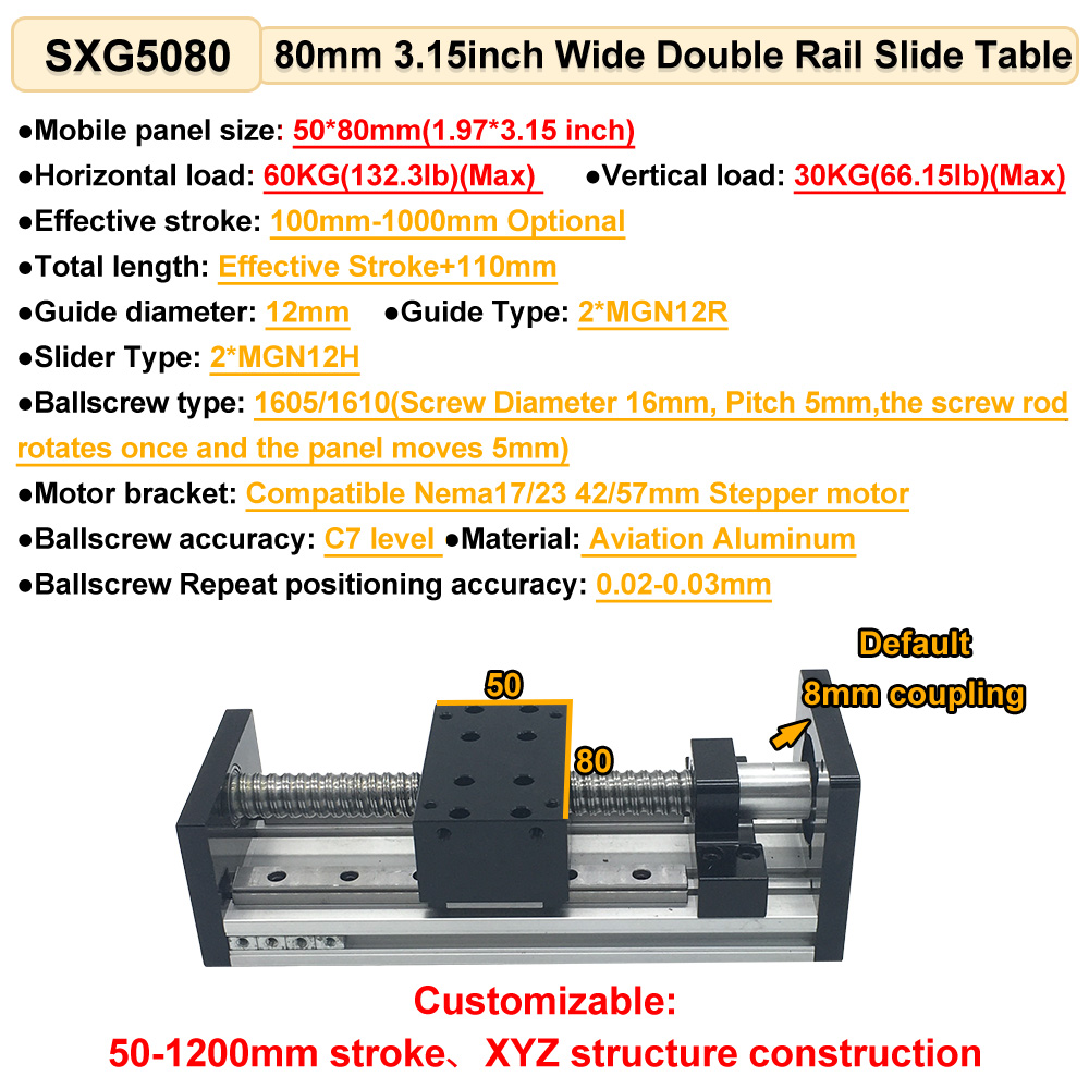 طقم سكة خطية منزلقة CNC مع محر - مراجعة Ball Screw وسعره