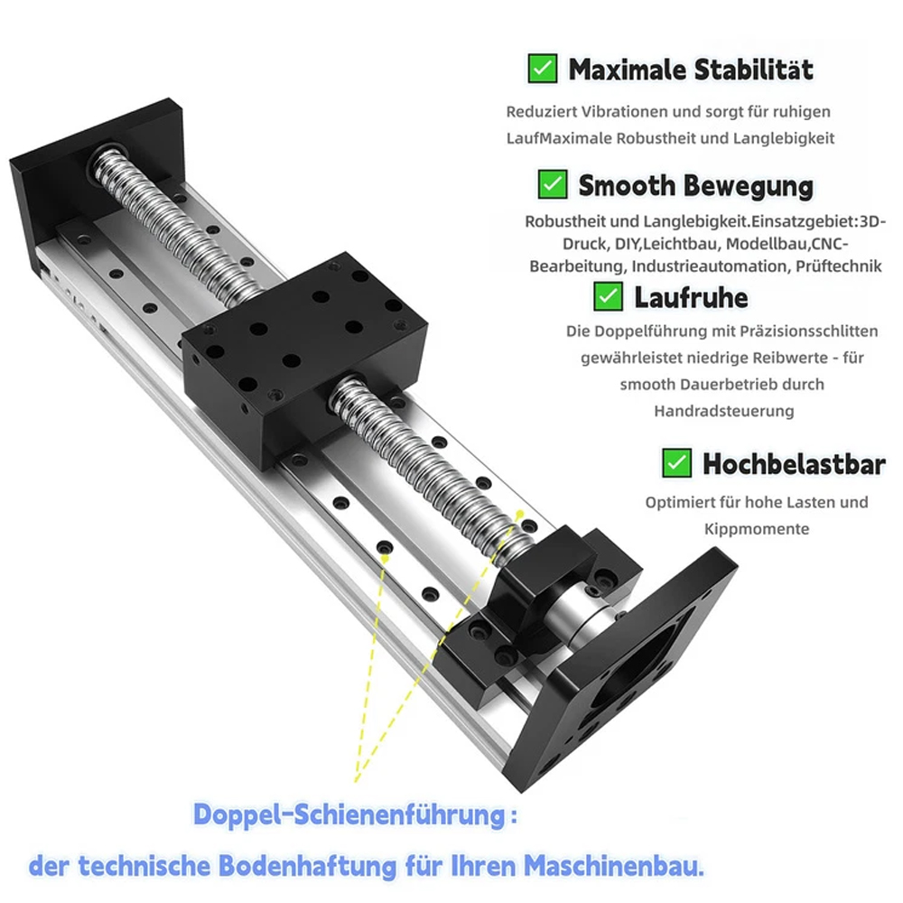 طقم سكة خطية منزلقة CNC مع محر - مراجعة Ball Screw وسعره