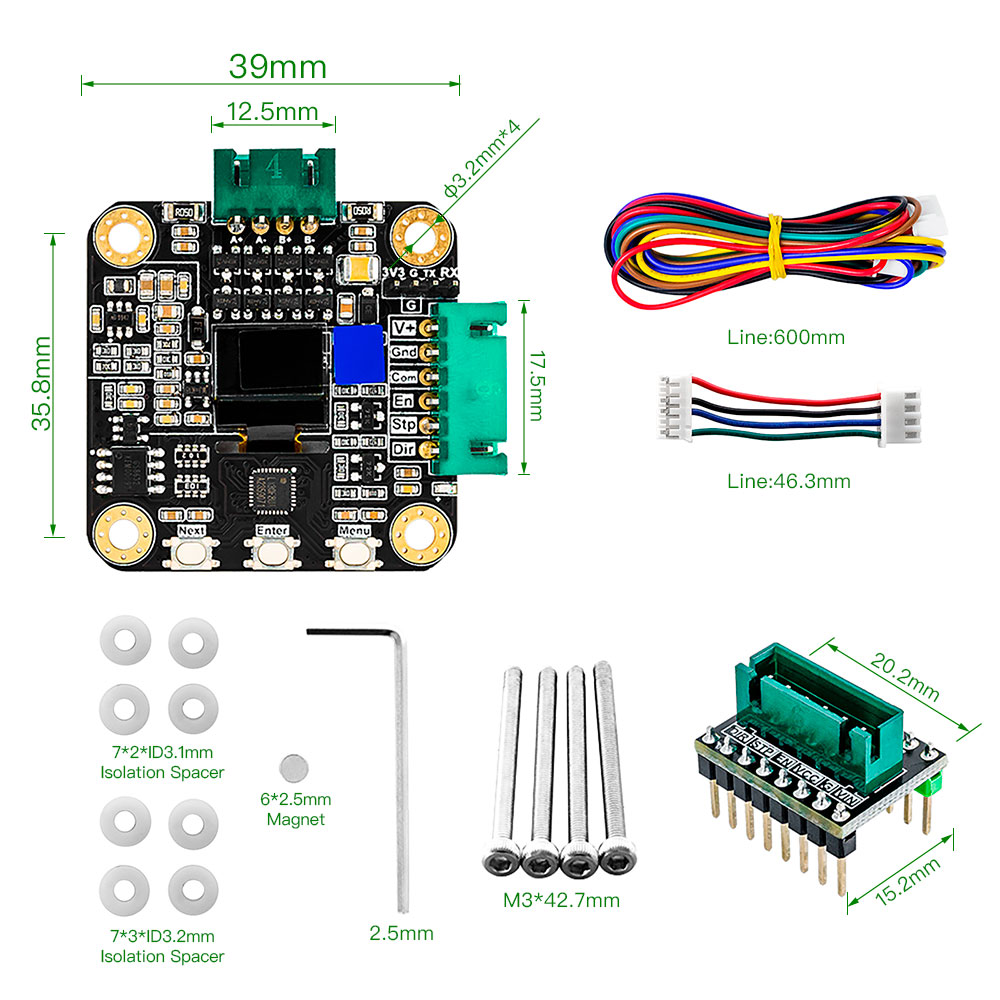 Makerbase MKS SERVO42C PCBA NE - مراجعة Stepper Motor Nema17 وسعره