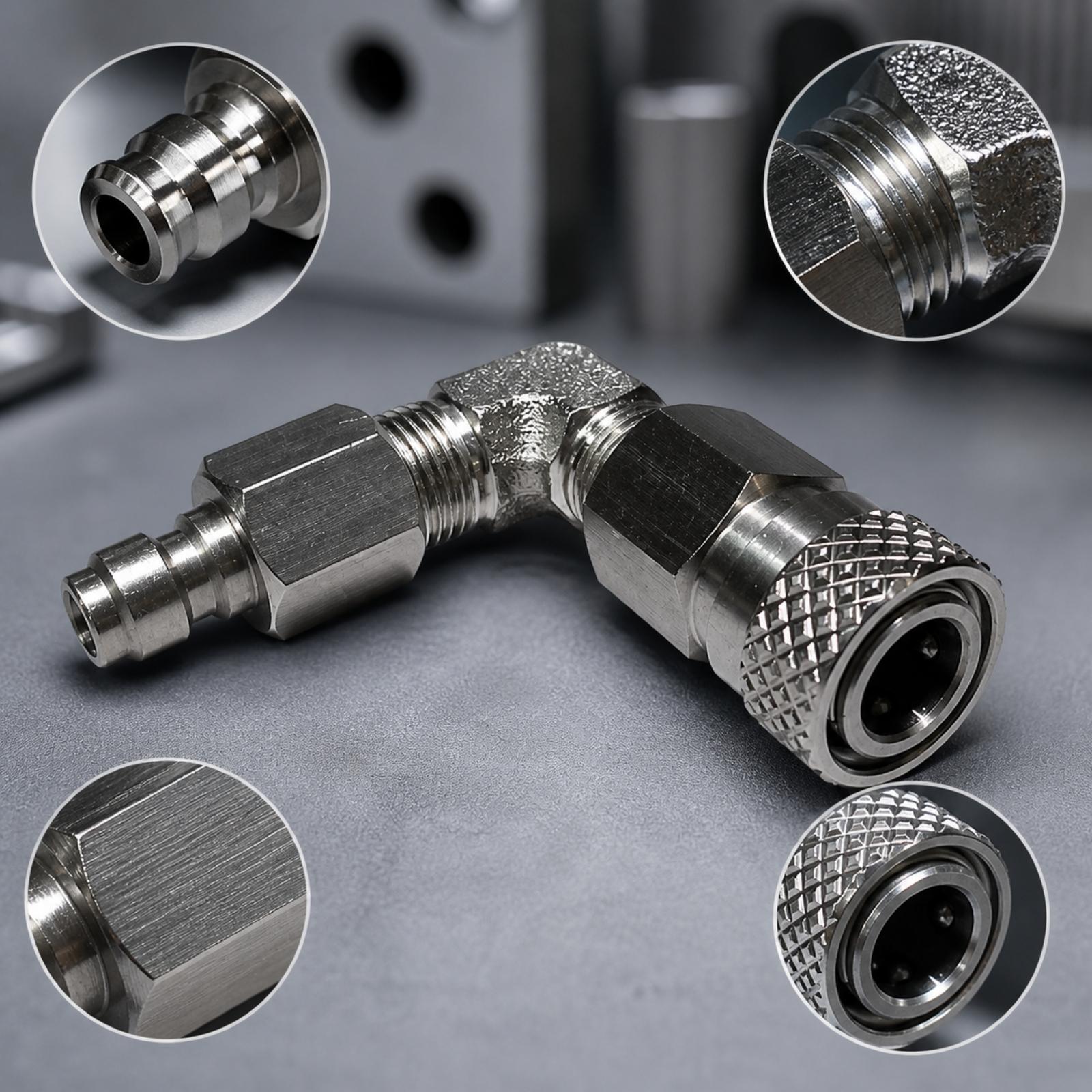 وصلة تثبيت سريعة بزاوية من الف - مراجعة Coupling 8Mm وسعره