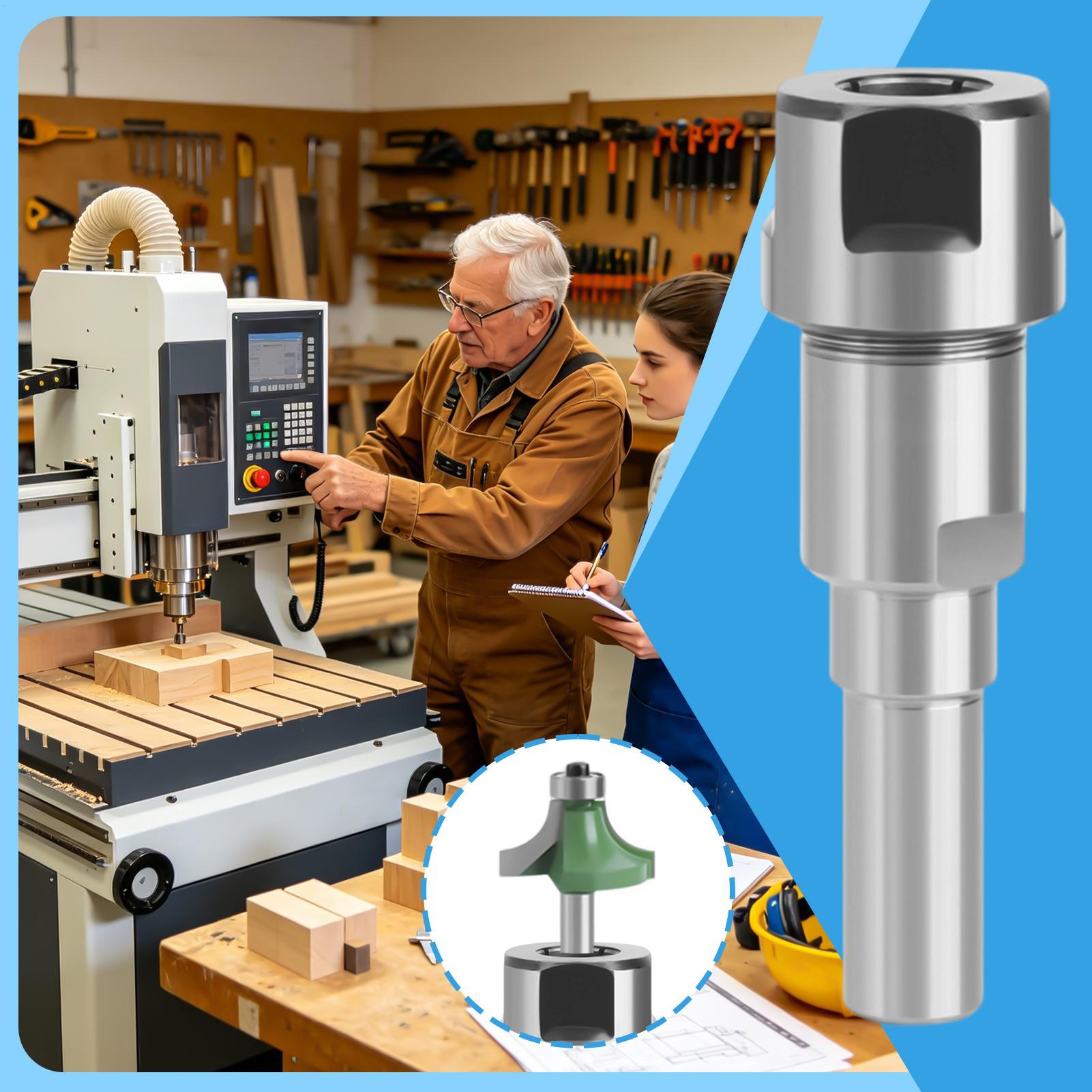 وصلة تمديد لقمة راوتر بتقنية ا - مراجعة End Mill وسعره